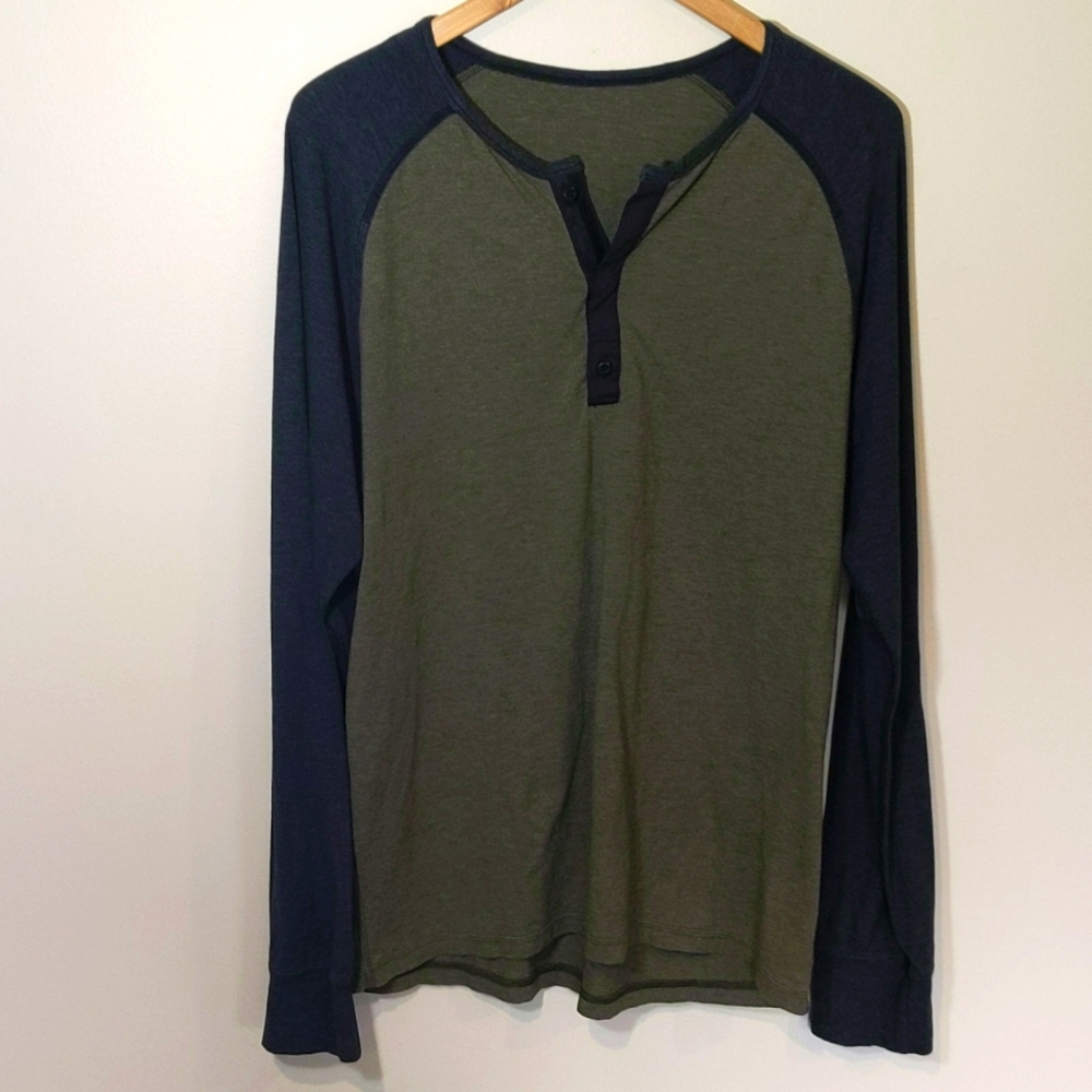 Lulu men's 3 button henley